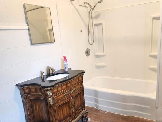 Bathroom, Interior, Wood Texture Flooring