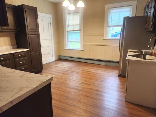Interior, Kitchen, Wood Texture Flooring