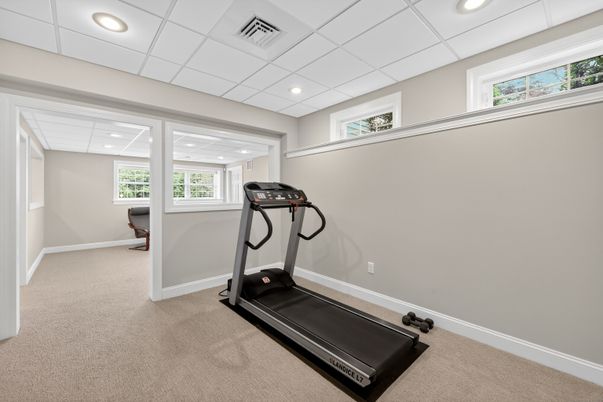 Fitness Equipment, Interior, Recessed Lighting