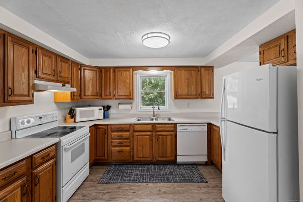 Interior, Kitchen, Wood Texture Flooring