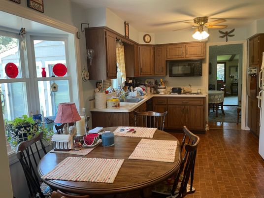 Dining room, Interior, Kitchen