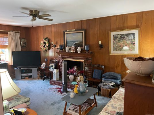 Fireplace, Interior, Living room, Wooden Walls