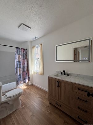 Bathroom, Interior, Wood Texture Flooring