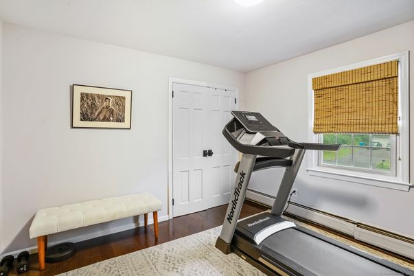 Fitness Equipment, Interior, Wood Texture Flooring