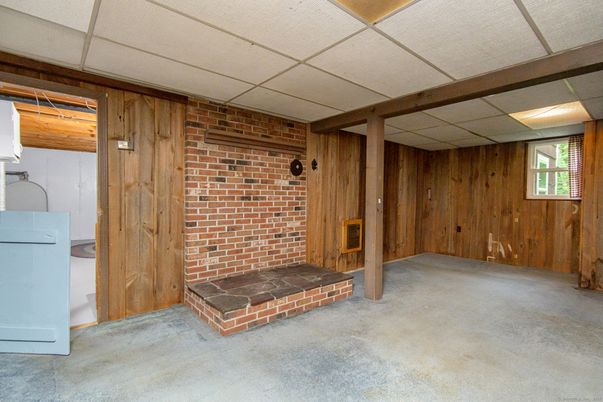 Empty room, Interior, Stone Walls, Wooden Walls
