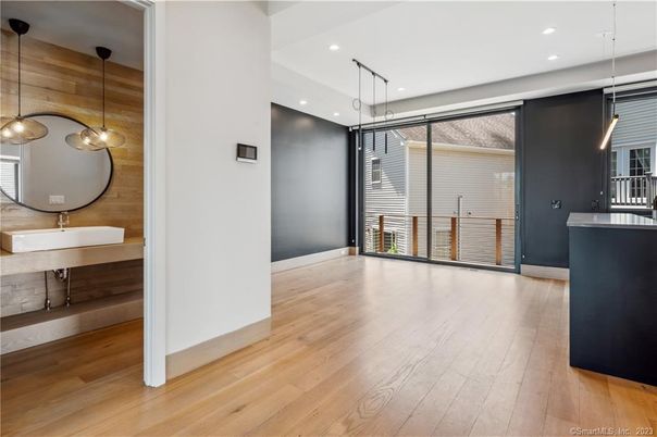 Interior, Pendant Lights, Recessed Lighting, Wood Texture Flooring
