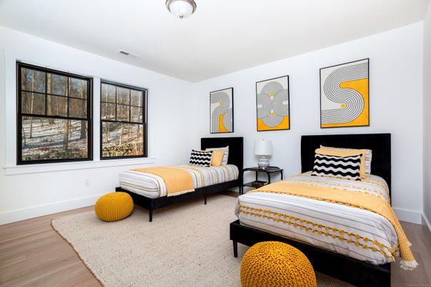 Bedroom, Interior, Wood Texture Flooring