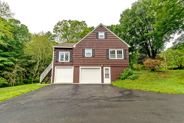 Attached, Exterior, Facade, Raised Ranch
