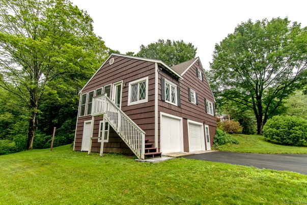 Attached, Backyard, Exterior, Facade, None