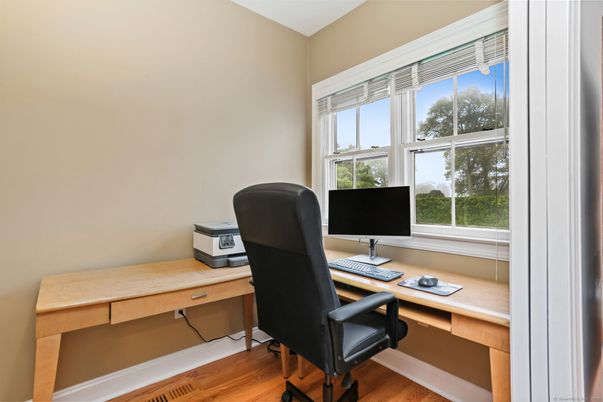 Home Office, Interior, Wood Texture Flooring