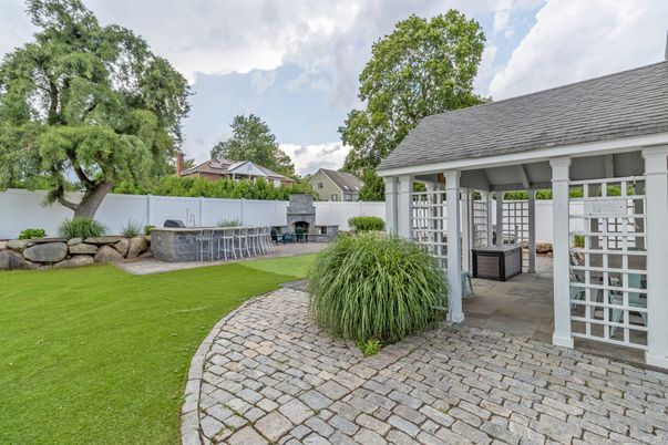 Backyard, Exterior, Fireplace