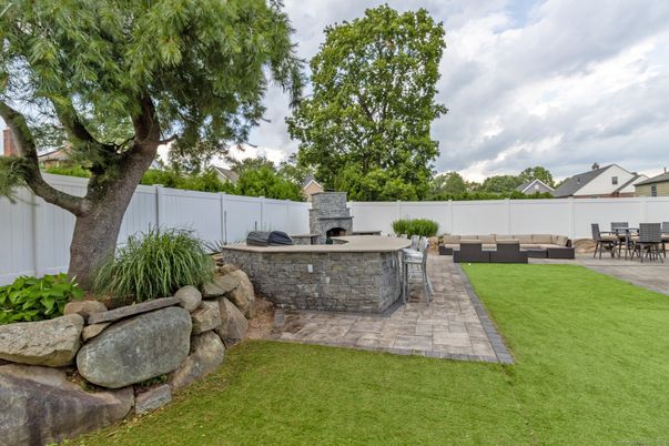 Backyard, Exterior, Fireplace