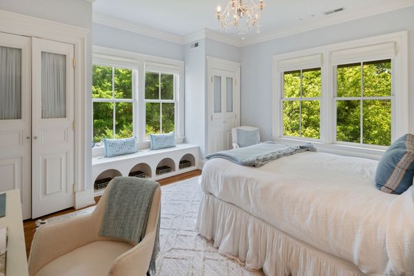 Bedroom, Chandelier, Interior