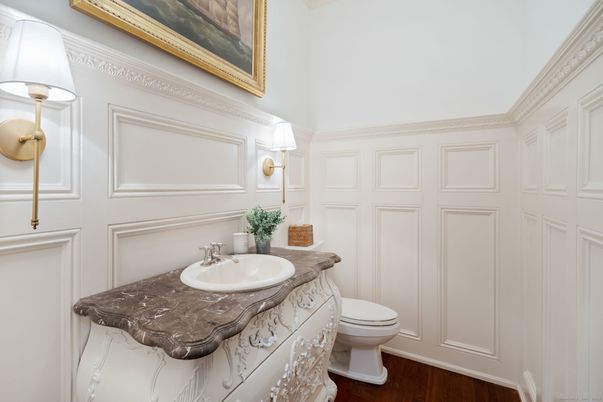 Bathroom, Interior, Wood Texture Flooring