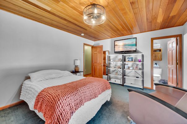 Bedroom, Interior, Wooden Ceilings
