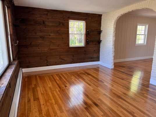 Empty room, Interior, Wood Texture Flooring, Wooden Walls