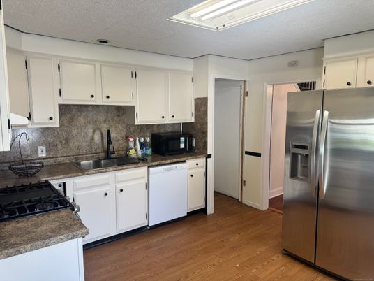 Interior, Kitchen, Wood Texture Flooring
