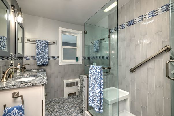 Bathroom, Glass Shower, Interior