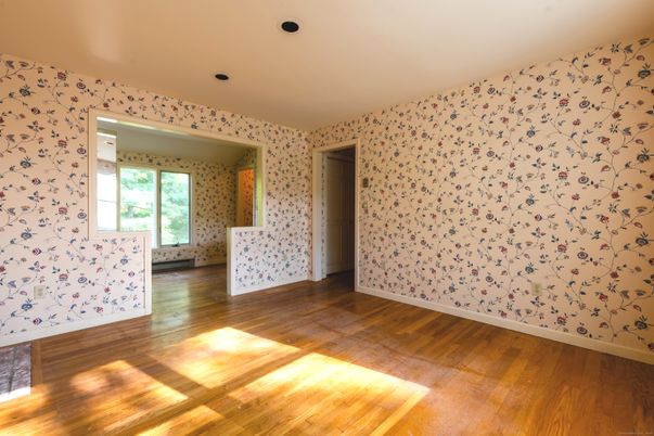 Empty room, Interior, Wood Texture Flooring