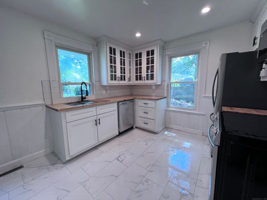 Interior, Kitchen, Marble, Recessed Lighting
