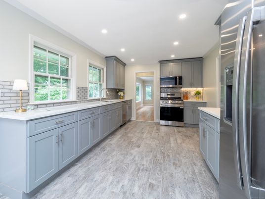 Interior, Kitchen, Recessed Lighting, Stainless Steel Appliances