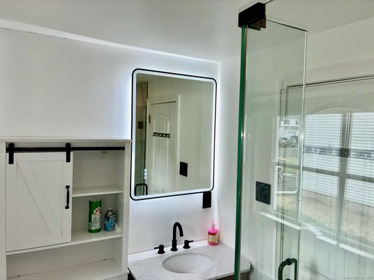 Bathroom, Glass Shower, Interior