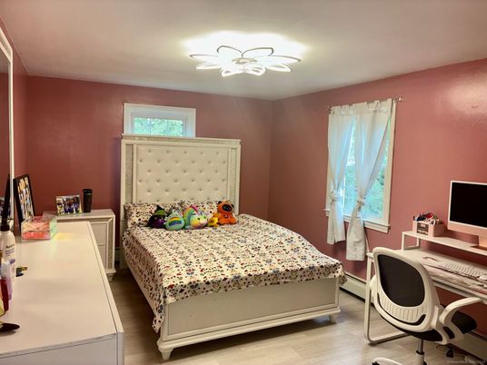 Bedroom, Home Office, Interior, Wood Texture Flooring