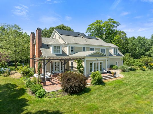Backyard, Exterior, Facade, Solar Panels, Queen Anne Victorian