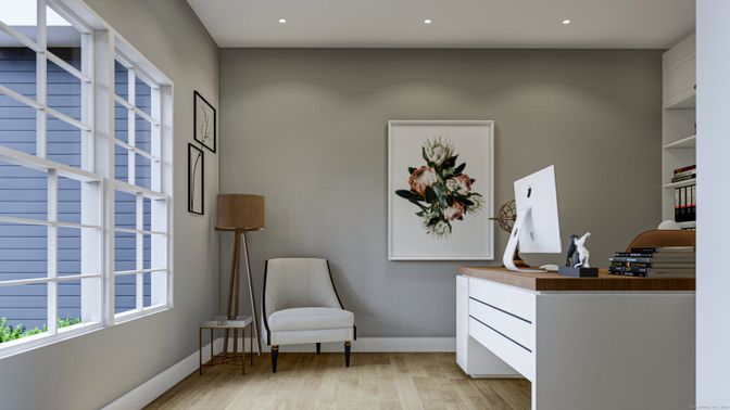 Interior, Recessed Lighting, Wood Texture Flooring