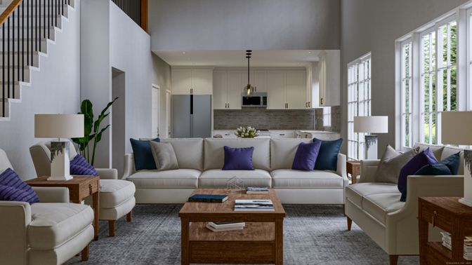 Interior, Kitchen, Living room, Pendant Lights, Recessed Lighting