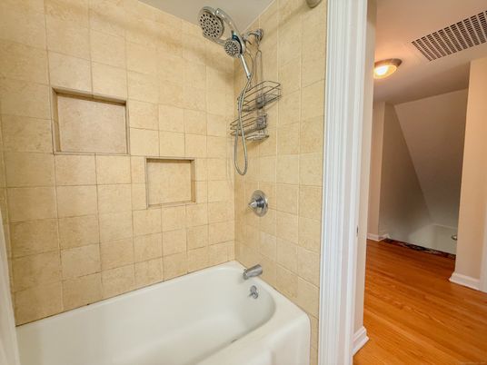 Bathroom, Interior, Wood Texture Flooring