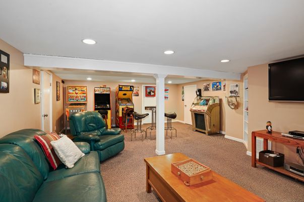 Interior, Living room, Recessed Lighting