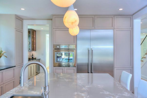 Interior, Kitchen, Recessed Lighting, Stainless Steel Appliances