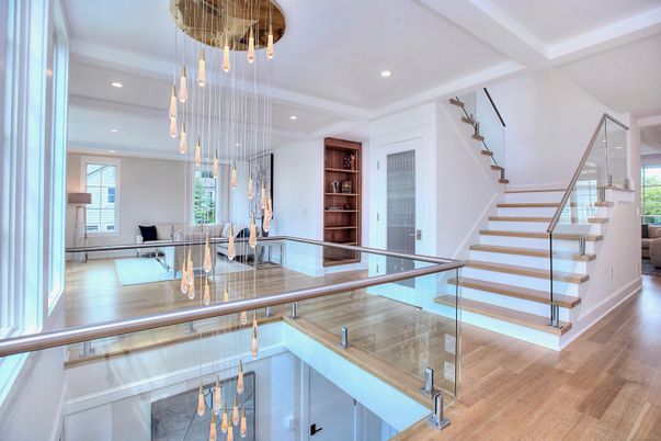 Interior, Pendant Lights, Recessed Lighting, Wood Texture Flooring