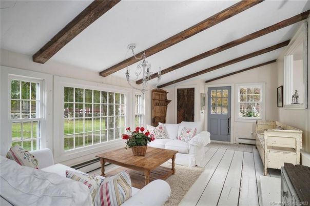 Interior, Living room, Wooden Beams, Wood Texture Flooring