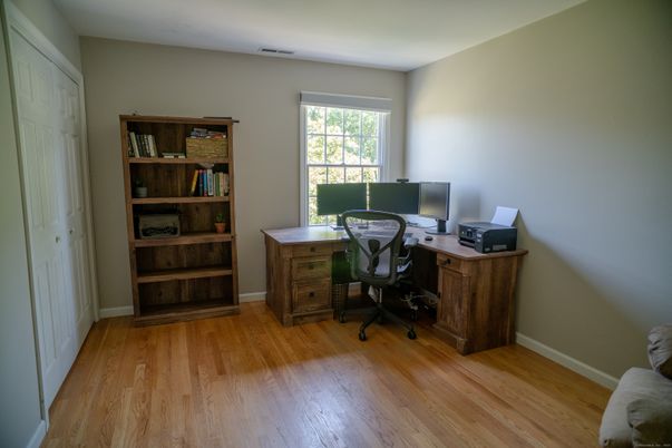 Home Office, Interior, Wood Texture Flooring