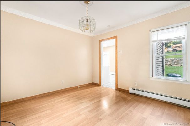 Chandelier, Empty room, Interior, Pendant Lights, Wood Texture Flooring