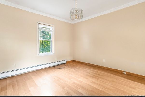 Chandelier, Empty room, Interior, Wood Texture Flooring
