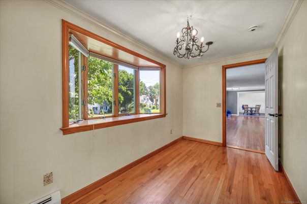 Chandelier, Empty room, Interior, Wood Texture Flooring