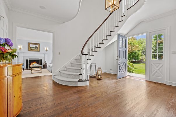 Fireplace, Interior, Wood Texture Flooring