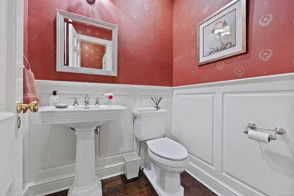 Bathroom, Interior, Wood Texture Flooring
