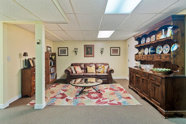 Interior, Living room, Recessed Lighting