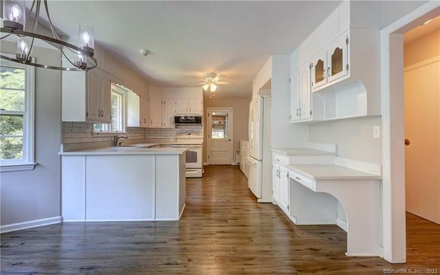Interior, Kitchen, Wood Texture Flooring