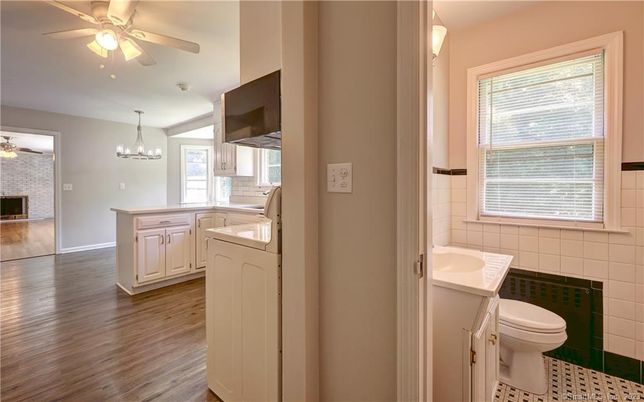 Bathroom, Chandelier, Interior, Kitchen, Wood Texture Flooring