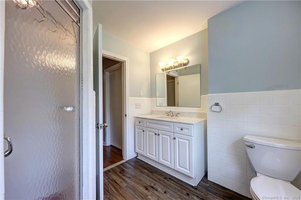 Bathroom, Interior, Wood Texture Flooring