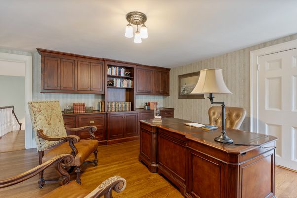 Home Office, Interior, Wood Texture Flooring