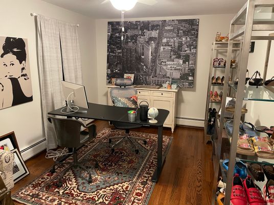 Home Office, Interior, Wood Texture Flooring