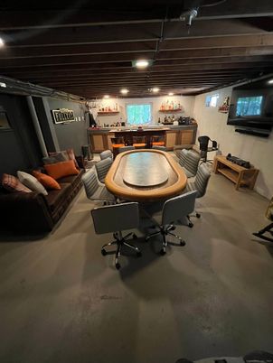 Game Room, Interior, Recessed Lighting