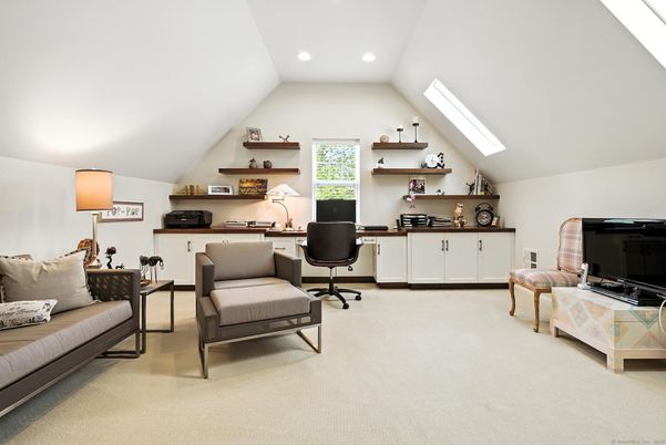 Home Office, Interior, Recessed Lighting
