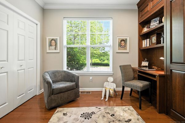 Home Office, Interior, Wood Texture Flooring